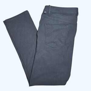 Lululemon ABC Pants Mens 42x34 Classic Warpstreme Obsidian Grey Flex LM5ADFS